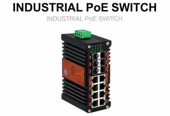 Managed Gigabit Poe Switch 8 Port 802.3At - สวิตช์ PoE แบบมีการจัดการระดับ L2+ สำหรับอุตสาหกรรม 8
