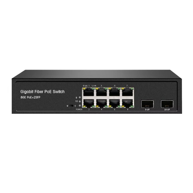 สวิตช์อีเธอร์เน็ต PoE+ กำลังไฟ - Managed Gigabit Poe Switch 8 Port 802.3At บทวิจารณ์และราคา